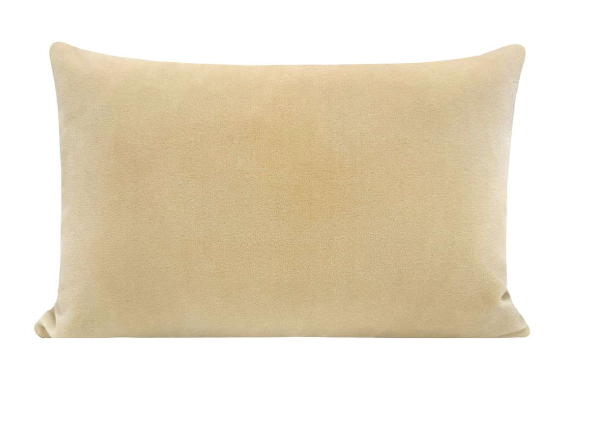 FINAL SALE : 12" X 18" MOHAIR VELVET // CASHMERE PILLOW COVER