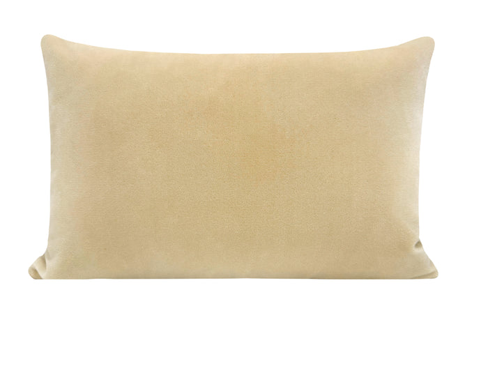 FINAL SALE : 12" X 18" MOHAIR VELVET // CASHMERE PILLOW COVER