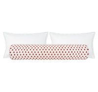 THE BOLSTER :: BERRY HAND BLOCK PRINT // IRON & ROSE | SCHUMACHER