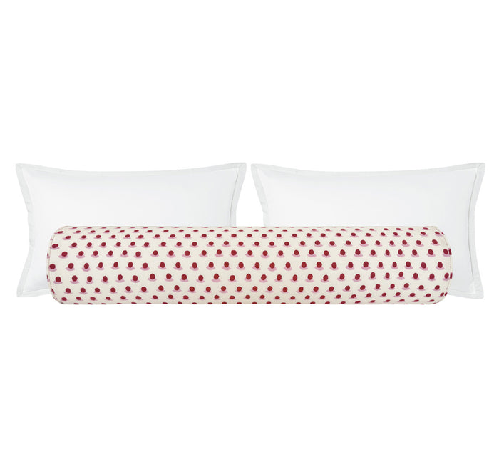 THE BOLSTER :: BERRY HAND BLOCK PRINT // IRON & ROSE | SCHUMACHER