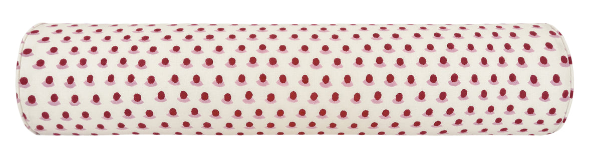 THE BOLSTER :: BERRY HAND BLOCK PRINT // IRON & ROSE | SCHUMACHER