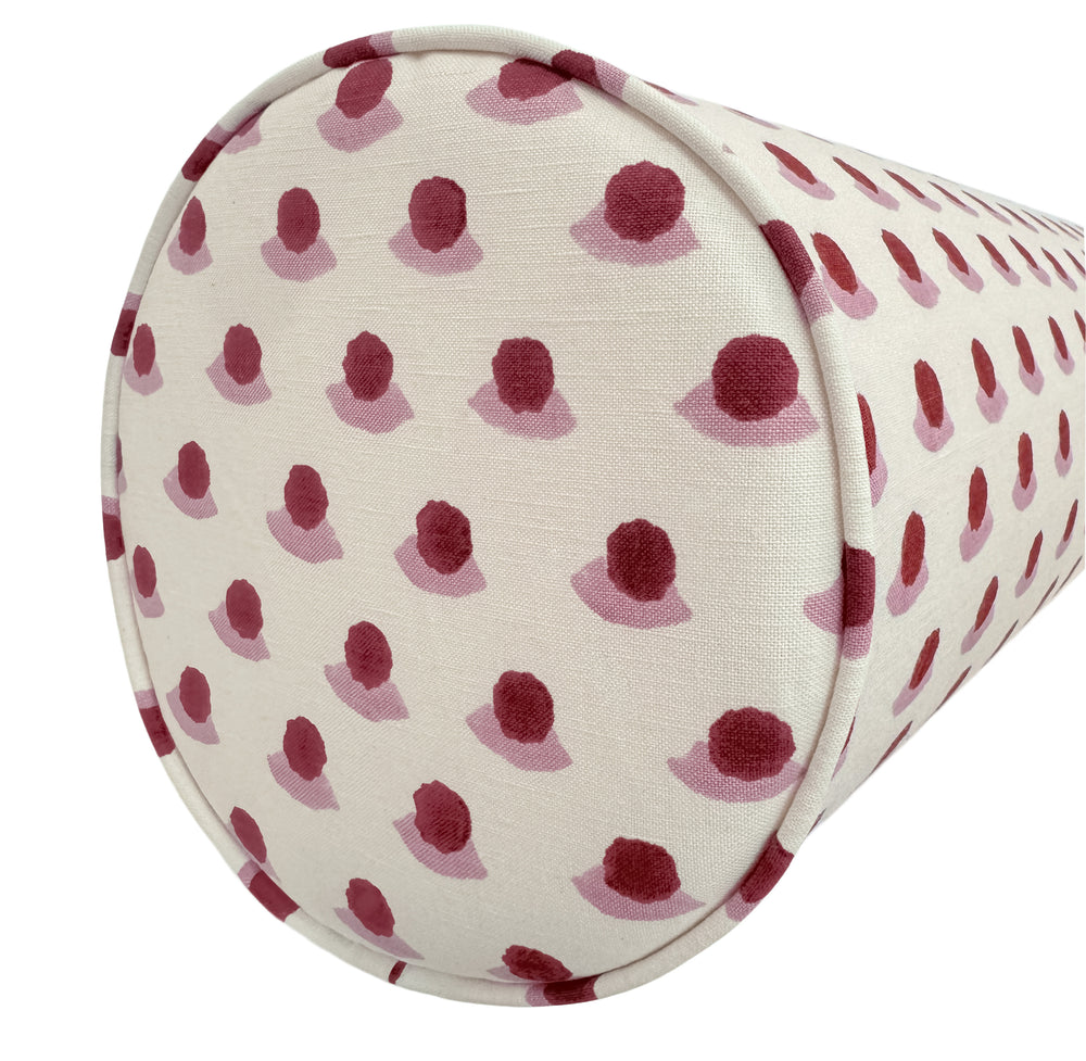 THE BOLSTER :: BERRY HAND BLOCK PRINT // IRON & ROSE | SCHUMACHER ...