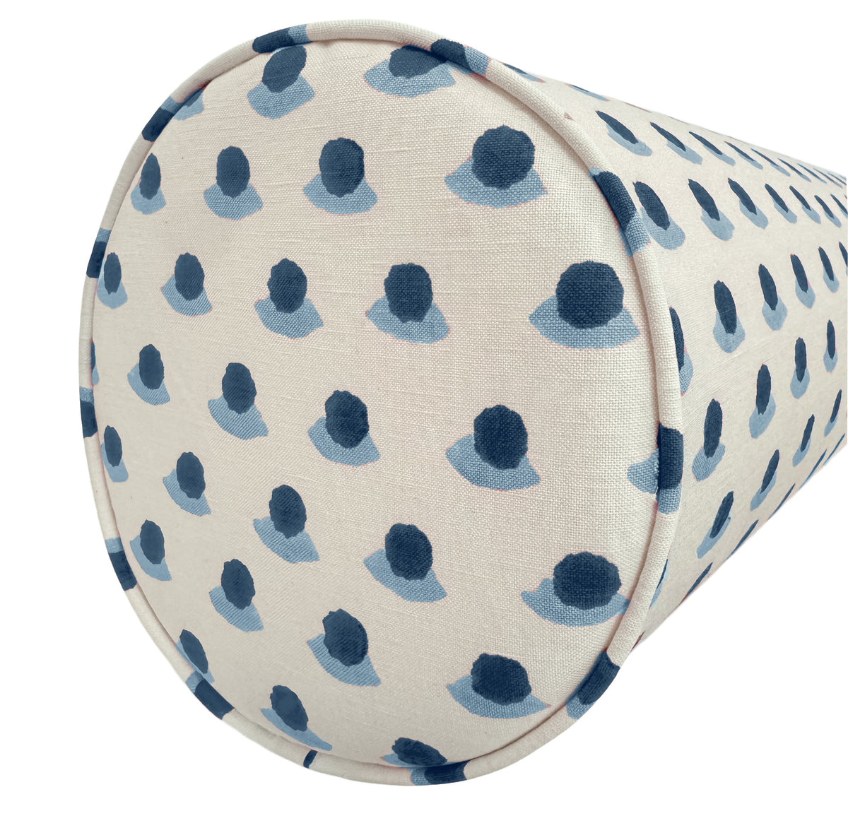 THE BOLSTER :: BERRY HAND BLOCK PRINT // INDIGO & SKY | SCHUMACHER