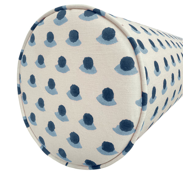 THE BOLSTER :: BERRY HAND BLOCK PRINT // INDIGO & SKY | SCHUMACHER