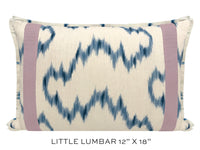 MALLORCAN IKAT // DELFT + TAPE TRIM | LEE JOFA