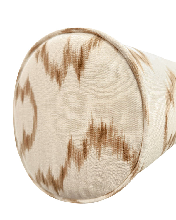 THE BOLSTER :: MALLORCAN IKAT // CAMEL | LEE JOFA