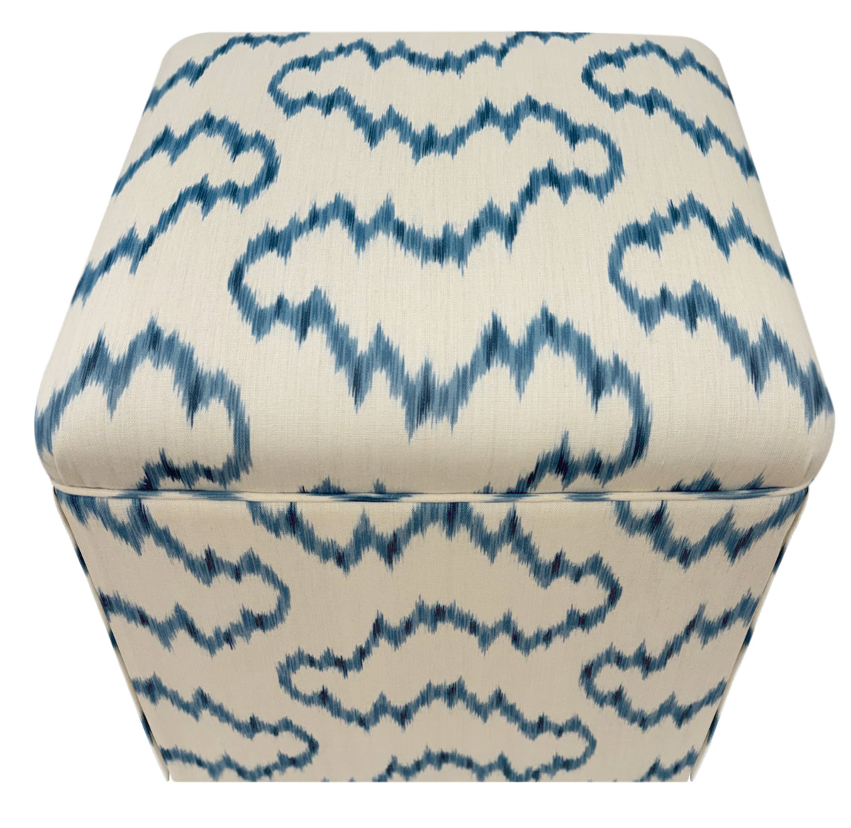 THE SKIRTED OTTOMAN :: MALLORCAN IKAT | LEE JOFA