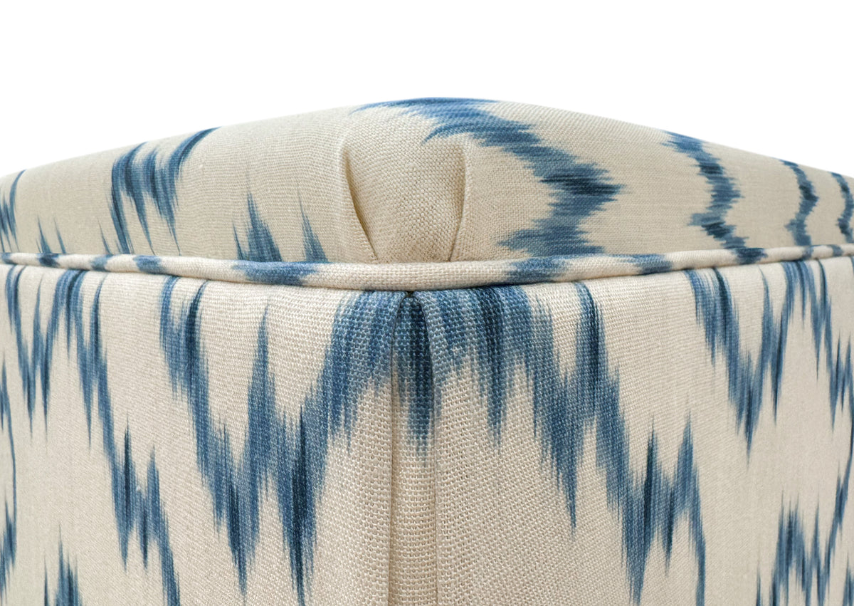 THE SKIRTED OTTOMAN :: MALLORCAN IKAT | LEE JOFA