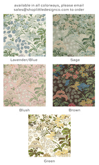 THE BOLSTER :: MEADOW // LAVENDER + BLUE | THIBAUT