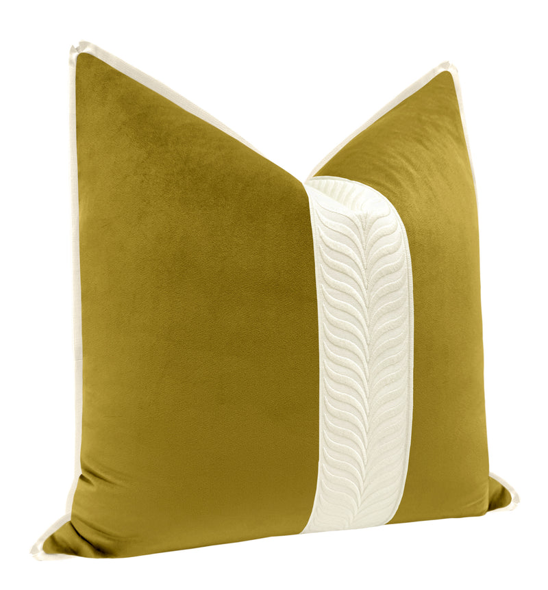 MELROSE VELVET // CHARTREUSE + TRELLIS TRIM // BONE