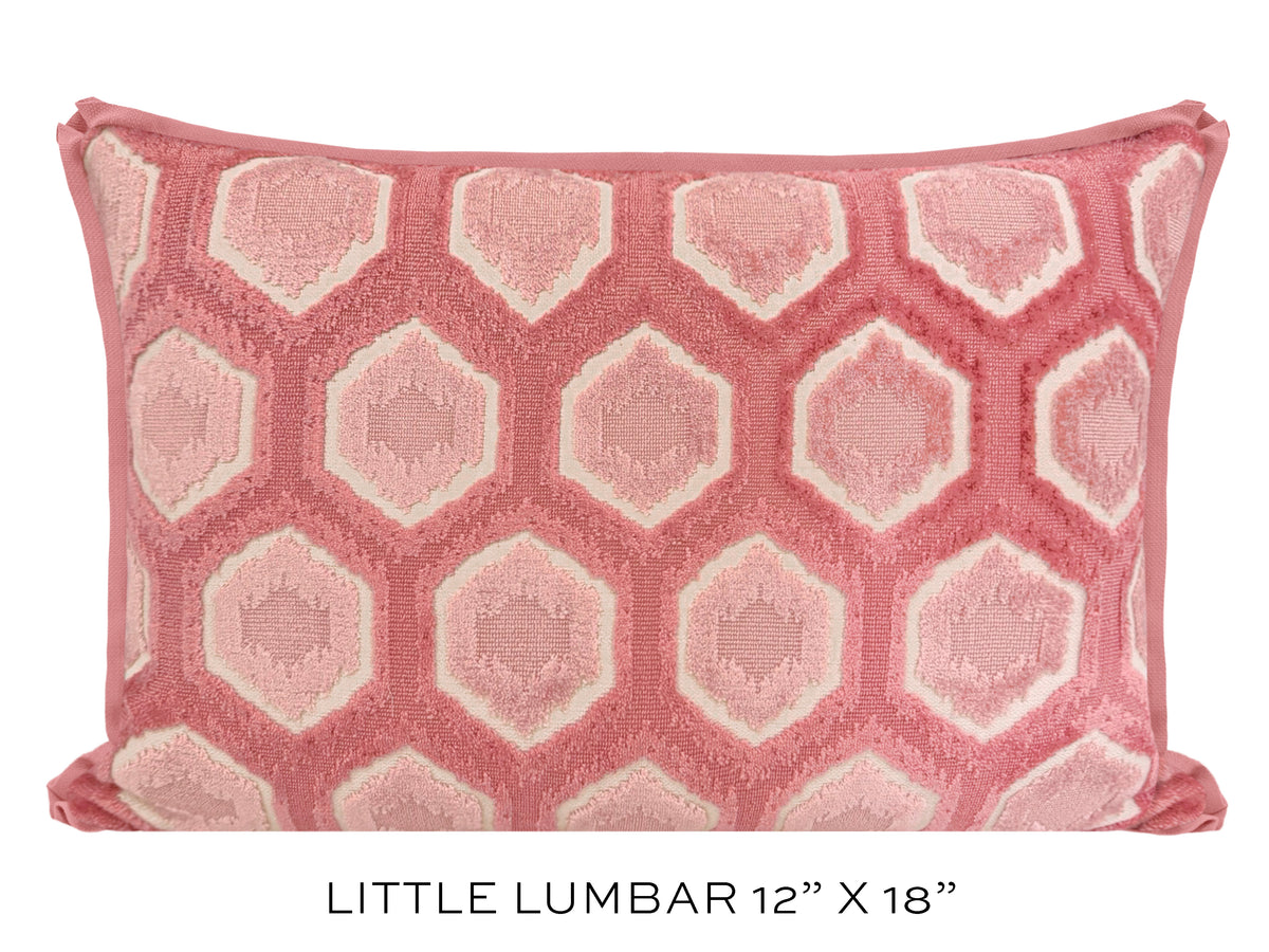 MIA CUT VELVET // PINK PEONY | LDC