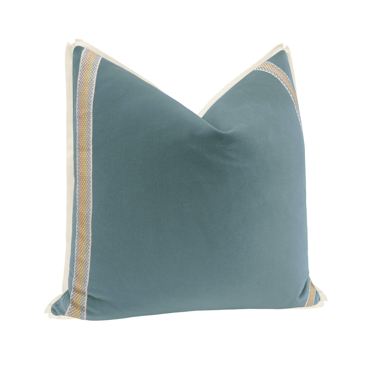 THE MILLICENT | SIGNATURE VELVET // HYDRANGEA BLUE + CHARDON BLUE TRIM