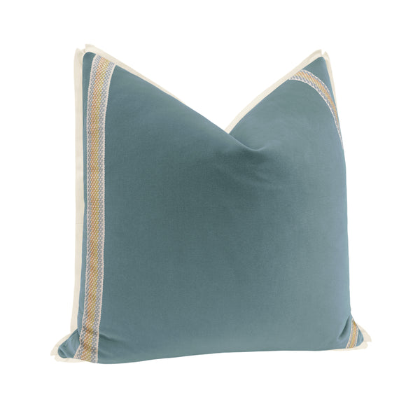 THE MILLICENT | SIGNATURE VELVET // HYDRANGEA BLUE + CHARDON BLUE TRIM