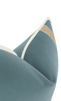 THE MILLICENT | SIGNATURE VELVET // HYDRANGEA BLUE + CHARDON BLUE TRIM
