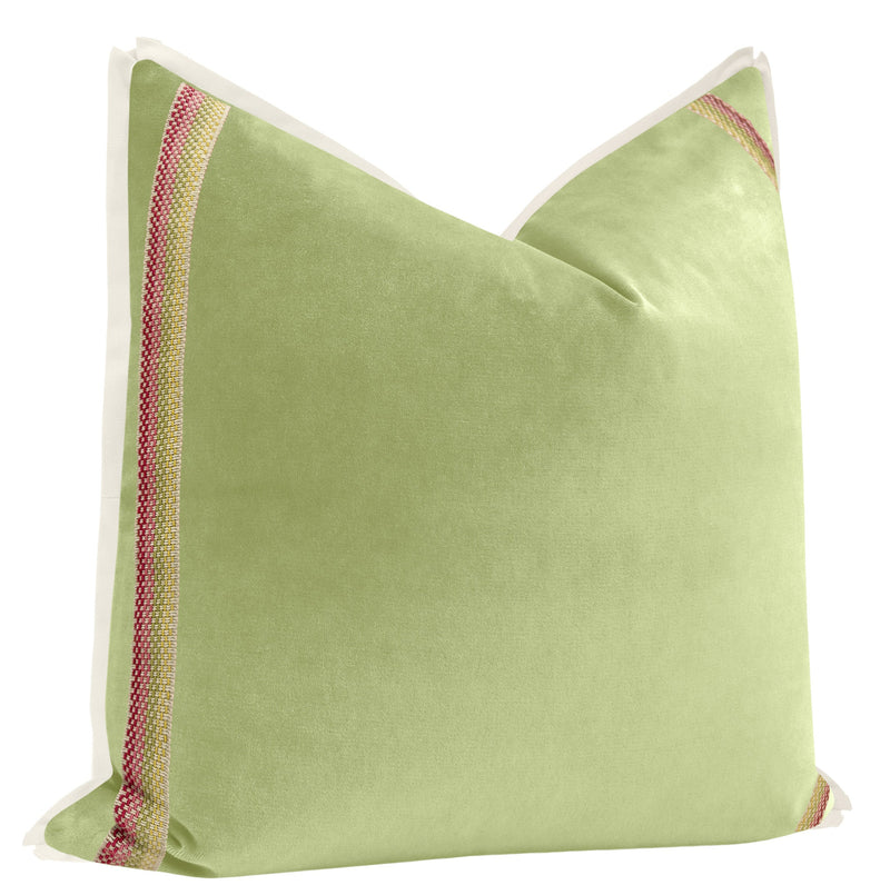 THE MILLICENT | SOCIETY VELVET // CELADON + WATERLILY TRIM