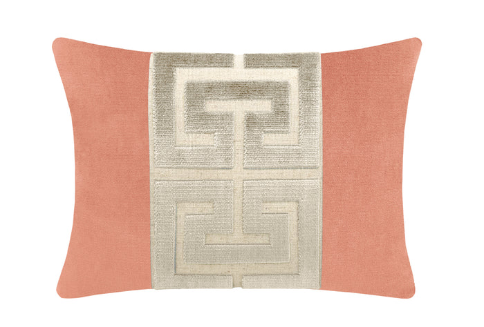 THE MINI :: SOCIETY VELVET // BLUSH + GREEK TRIM