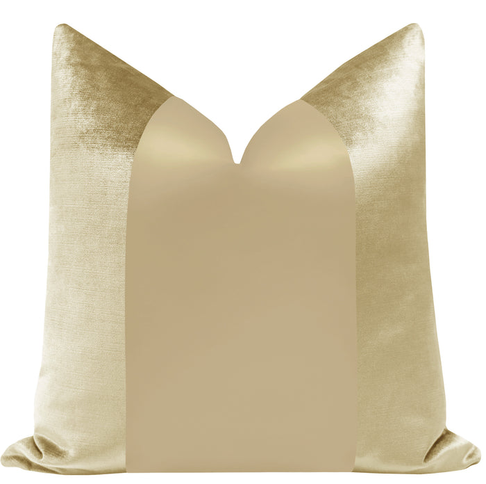 PANEL MONOCHROMATIC :: FAUX SILK VELVET // CHAMPAGNE