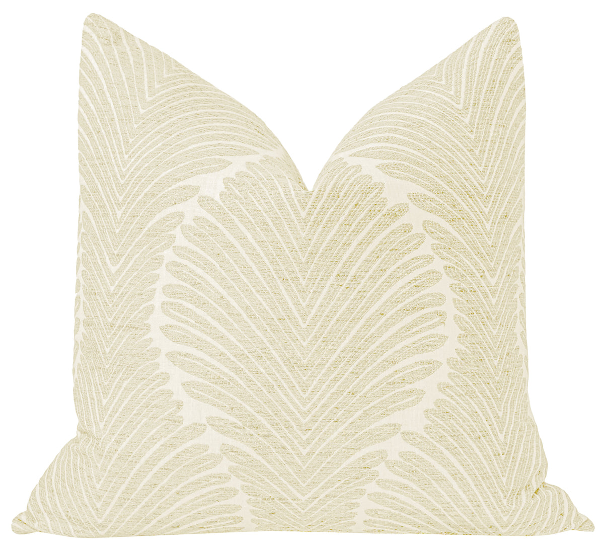 FINAL SALE : 18" X 18" MUSGROVE CHENILLE // CASHMERE PILLOW COVER
