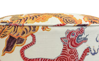 THE TIGHT ROUND OTTOMAN :: MYSTIC TIGER