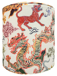 THE TIGHT ROUND OTTOMAN :: MYSTIC TIGER