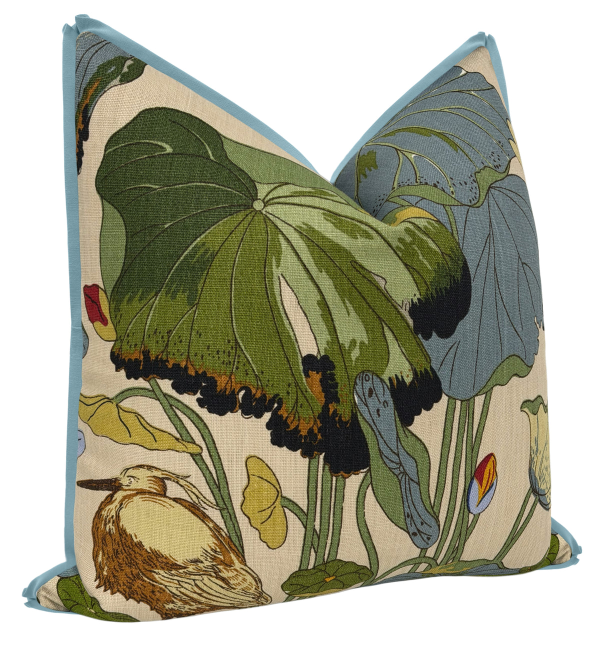 NYMPHEUS LINEN // STONE & PISTACHIO | LEE JOFA