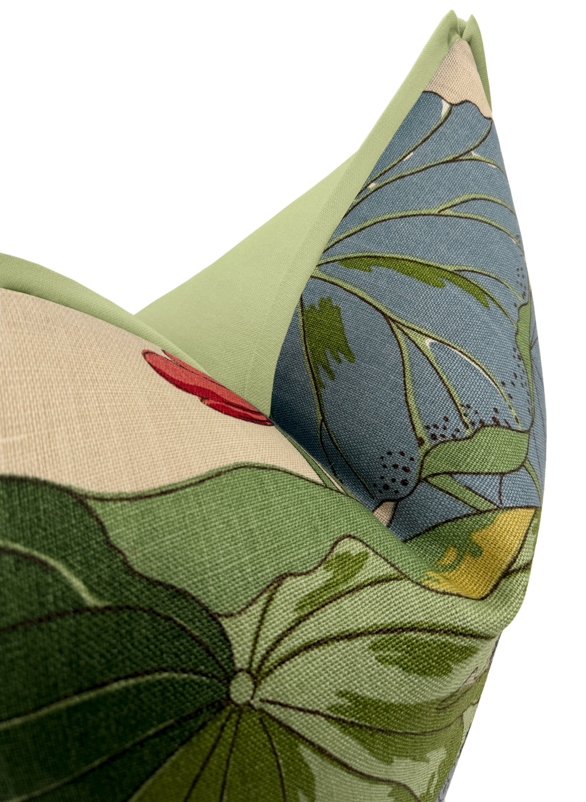 NYMPHEUS LINEN // STONE & PISTACHIO | LEE JOFA