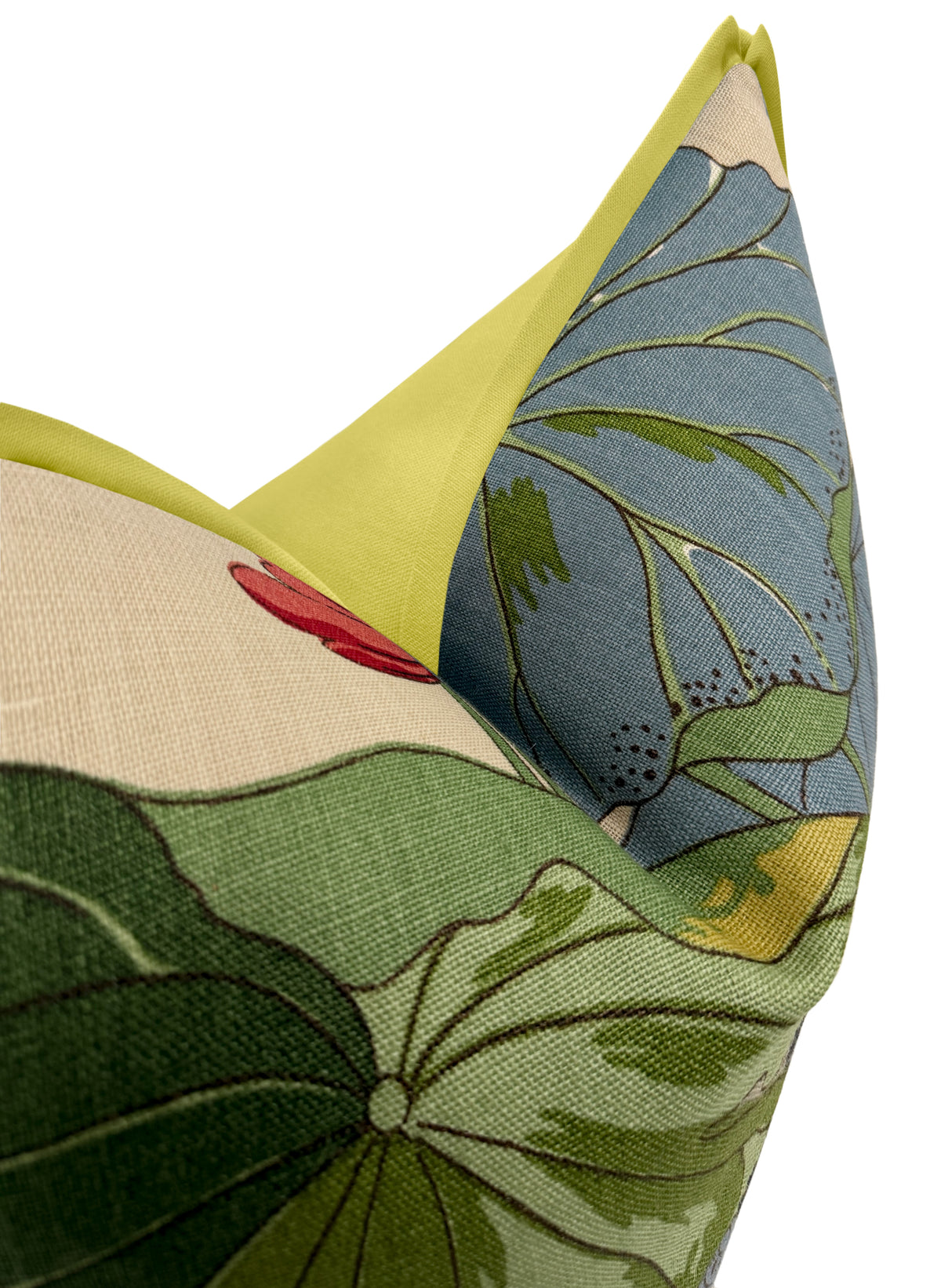 NYMPHEUS LINEN // STONE & PISTACHIO | LEE JOFA