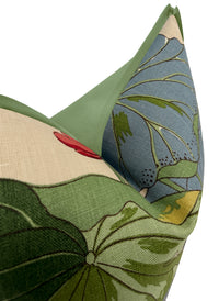 NYMPHEUS LINEN // STONE & PISTACHIO | LEE JOFA