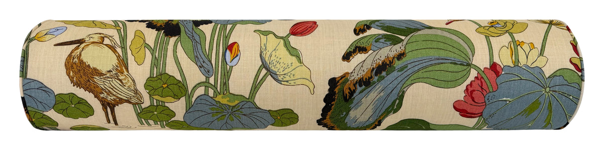 THE BOLSTER :: NYMPHEUS LINEN // STONE & PISTACHIO | GP&J BAKER