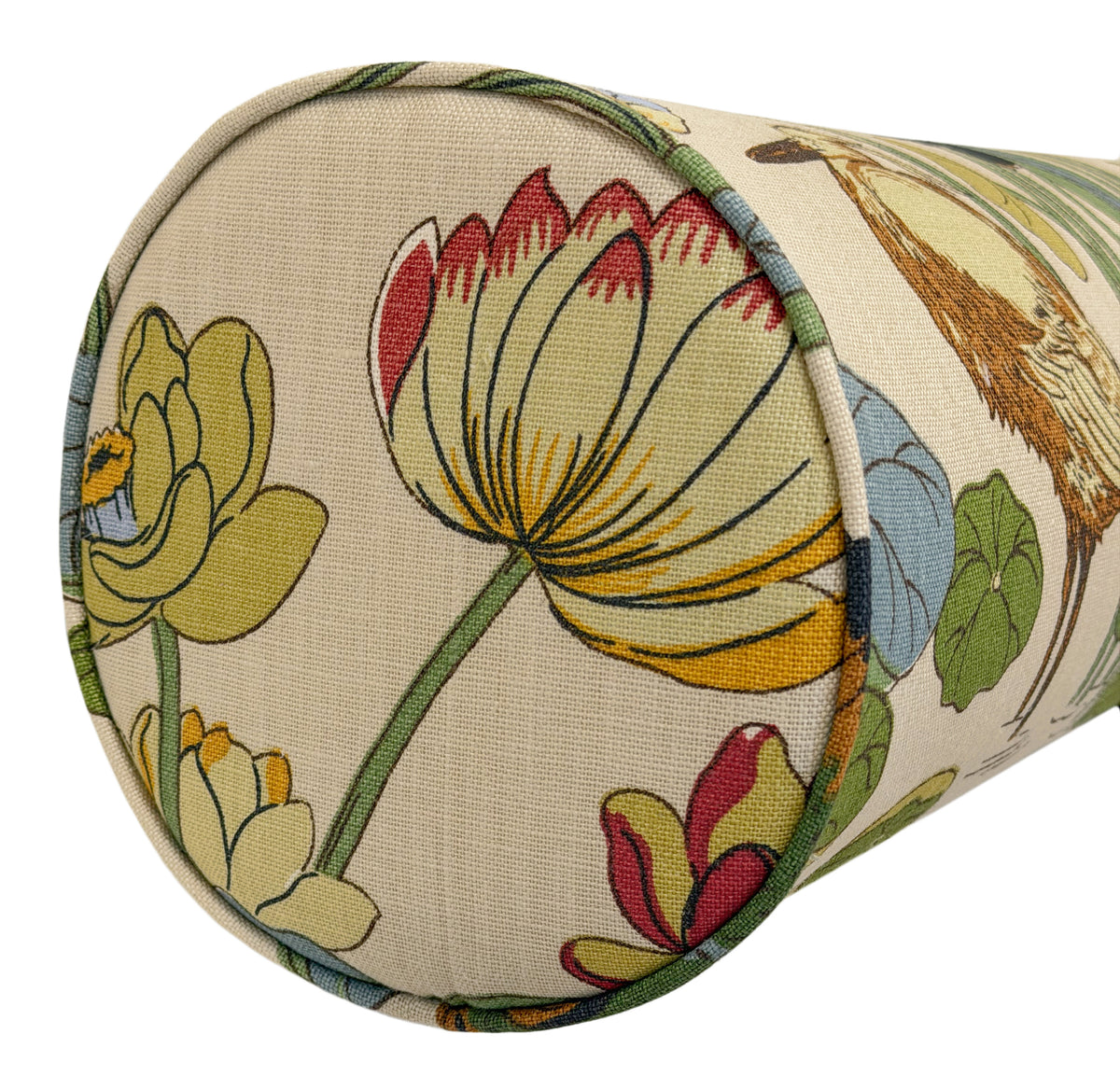 THE BOLSTER :: NYMPHEUS LINEN // STONE & PISTACHIO | GP&J BAKER