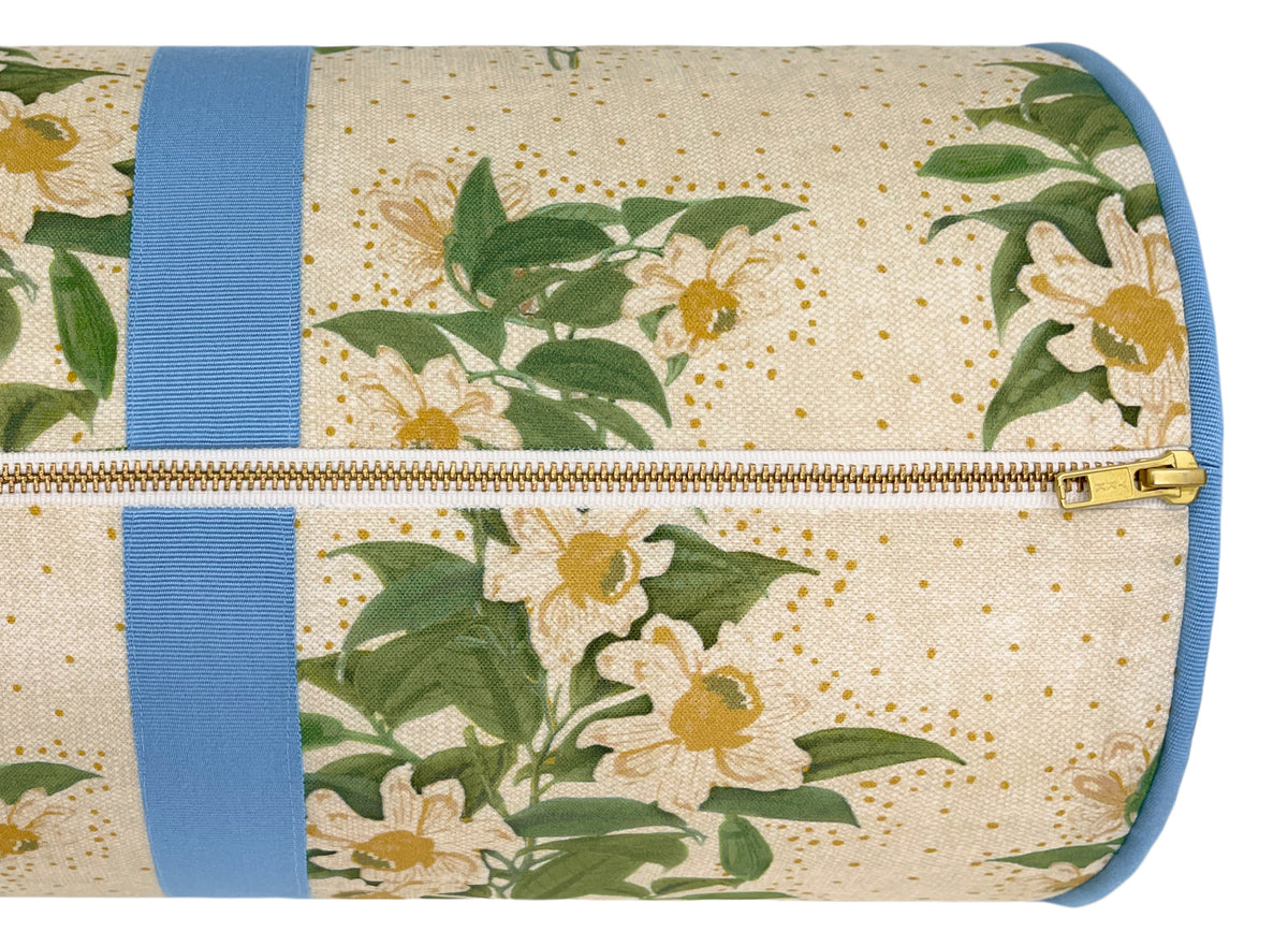 OCS X LDC | THE BOLSTER | LULIE WALLACE : OLIVIA + RIBBON TRIM // HYDRANGEA BLUE