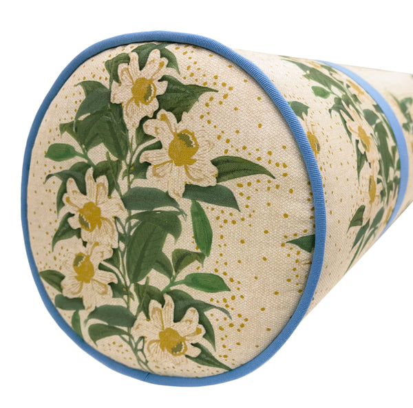 OCS X LDC | THE BOLSTER | LULIE WALLACE : OLIVIA + RIBBON TRIM // HYDRANGEA BLUE