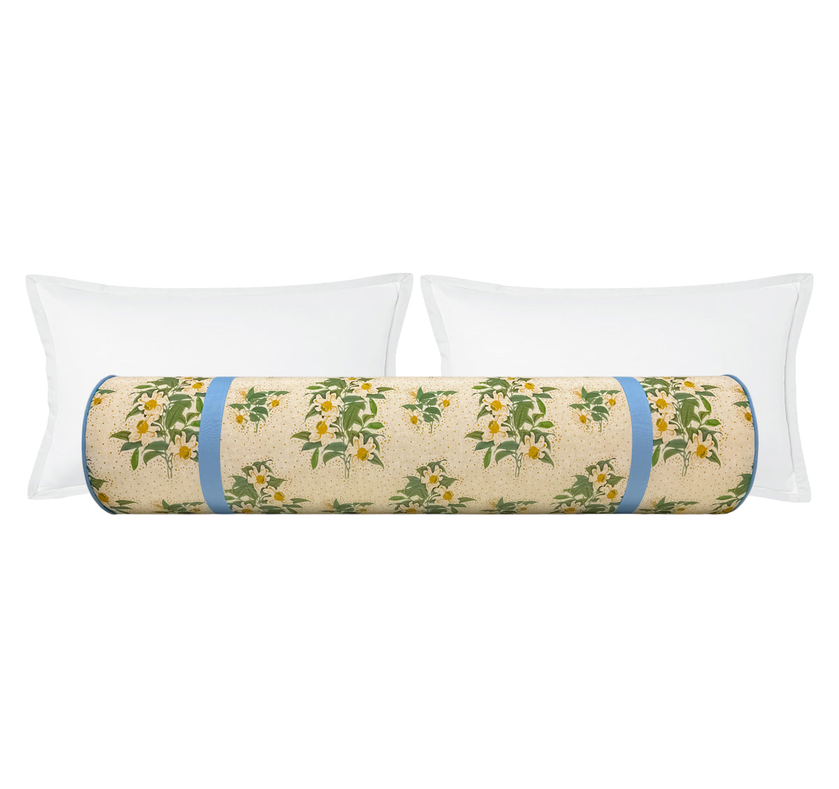OCS X LDC | THE BOLSTER | LULIE WALLACE : OLIVIA + RIBBON TRIM // HYDRANGEA BLUE