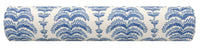 THE BOLSTER :: PONCHETTE PRINT // DELFT | BRUNSCHWIG & FILS