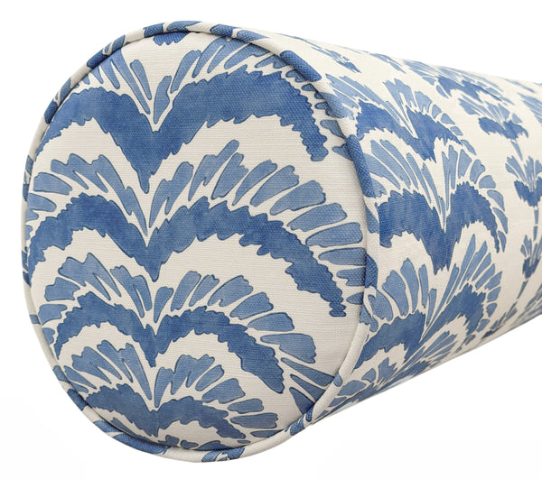 THE BOLSTER :: PONCHETTE PRINT // DELFT | BRUNSCHWIG & FILS