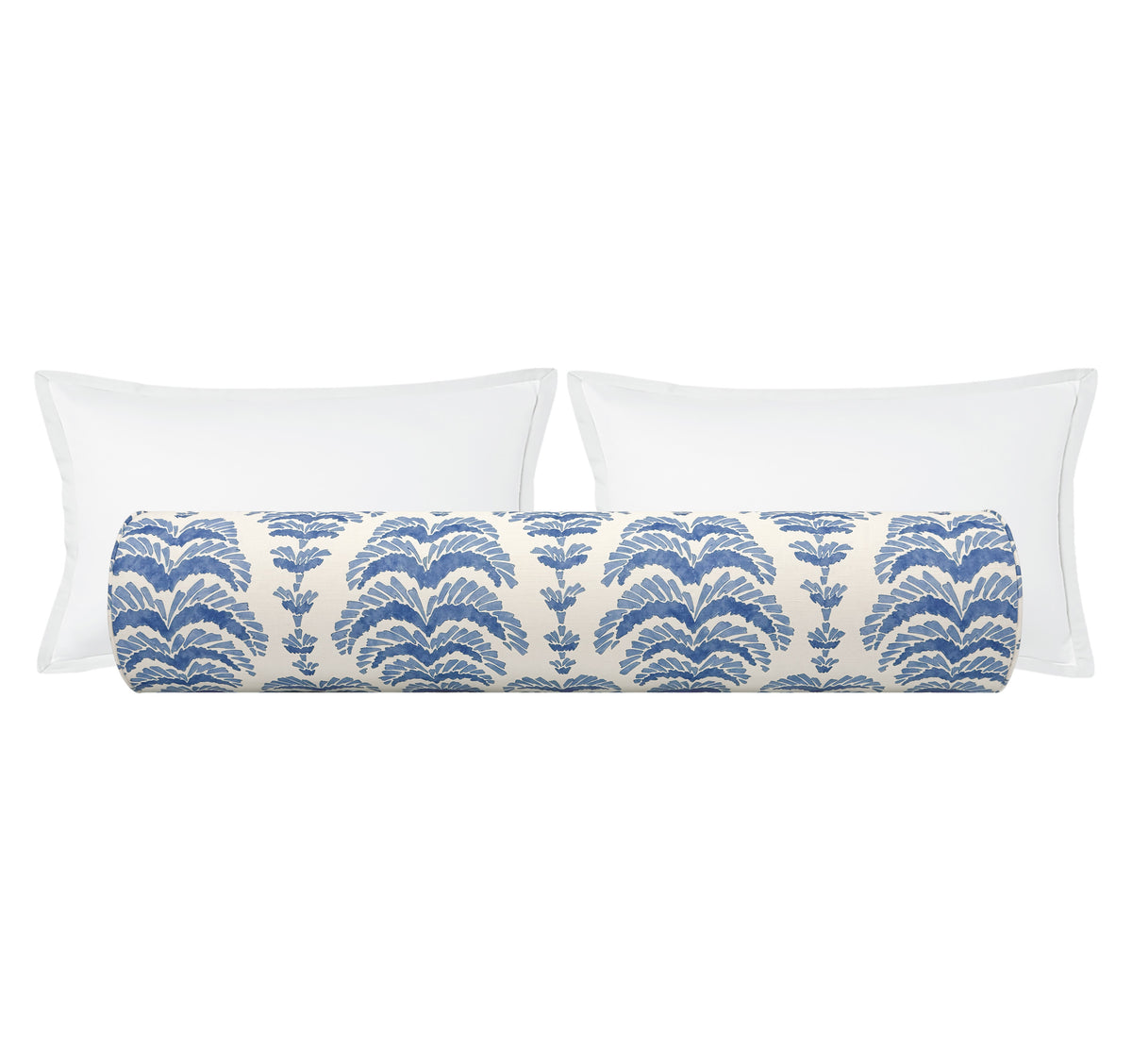 THE BOLSTER :: PONCHETTE PRINT // DELFT | BRUNSCHWIG & FILS