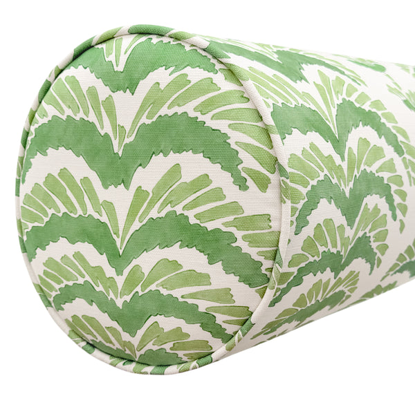 THE BOLSTER :: PONCHETTE PRINT // LEAF | BRUNSCHWIG & FILS