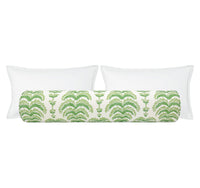 THE BOLSTER :: PONCHETTE PRINT // LEAF | BRUNSCHWIG & FILS