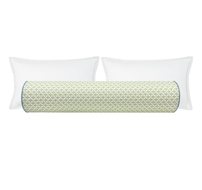 OCS X LDC II | BOLSTER | ELLISTON HOUSE : POSEY // APPLE + CLASSIC LINEN // HYDRANGEA BLUE CORDING