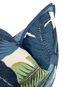 OUTDOOR : PALM LEAF // CAPRI BLUE