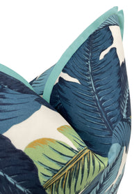 OUTDOOR : PALM LEAF // CAPRI BLUE