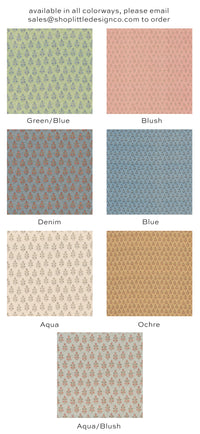 THE BOLSTER :: POPPY SPRIG // GREEN | GP&J BAKER