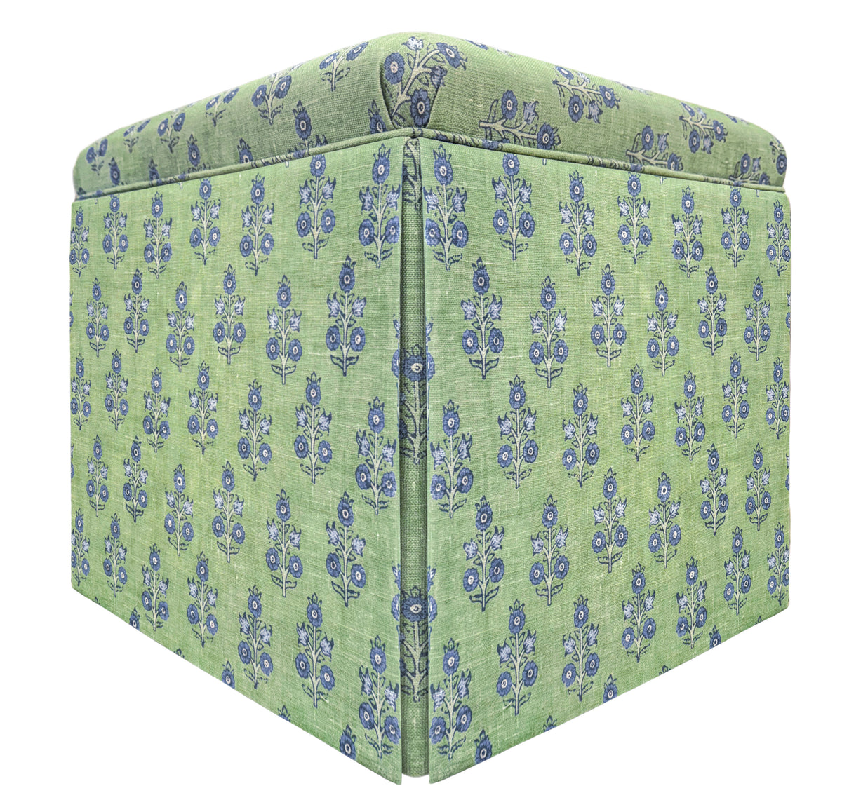 THE SKIRTED OTTOMAN :: POPPY SPRIG | GP & J BAKER