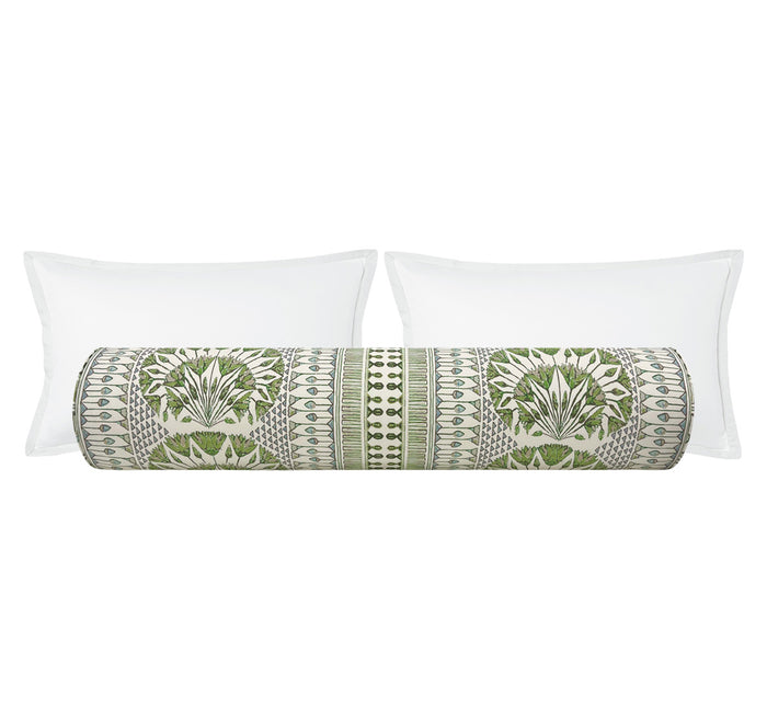 THE BOLSTER :: CAIRO // GREEN AND WHITE | THIBAUT