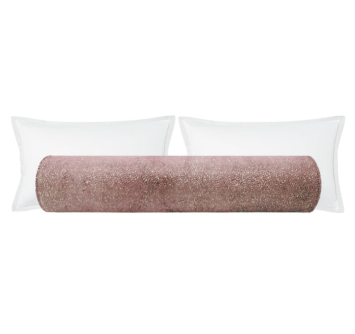 THE BOLSTER :: COSMO CUT VELVET // ROSE QUARTZ