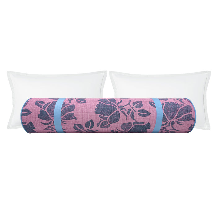 OCS X LDC | THE BOLSTER | PETER DUNHAM : EMILIA // PURPLE AND BLUE + RIBBON TRIM // HYDRANGEA BLUE