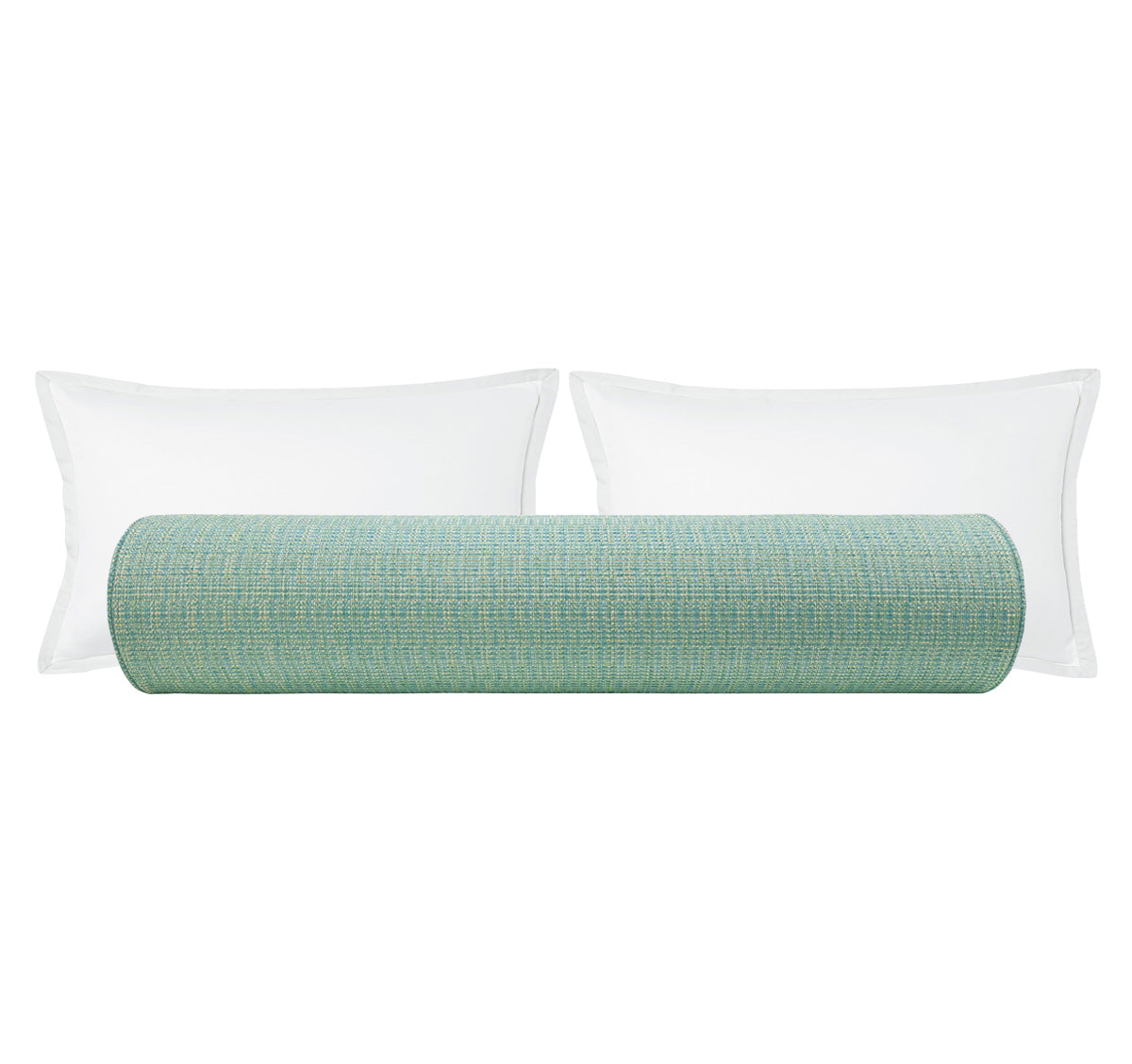 THE BOLSTER :: HEPBURN TWEED // BLUES & GREENS