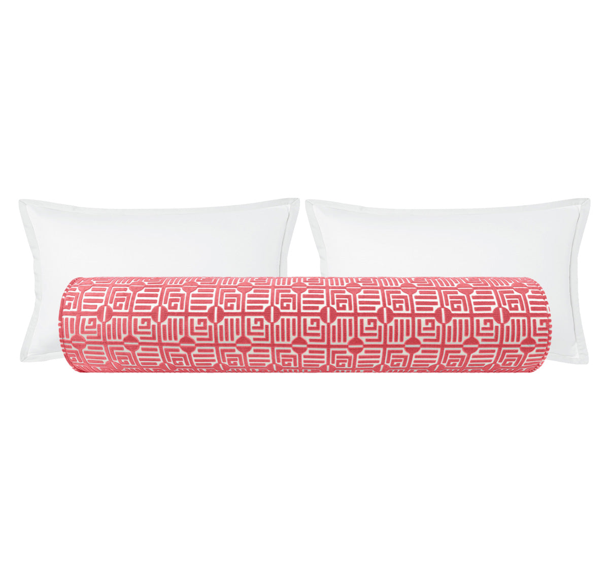 THE BOLSTER :: LABYRINTH VELVET // CORAL | THIBAUT