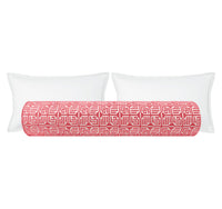 THE BOLSTER :: LABYRINTH VELVET // CORAL | THIBAUT