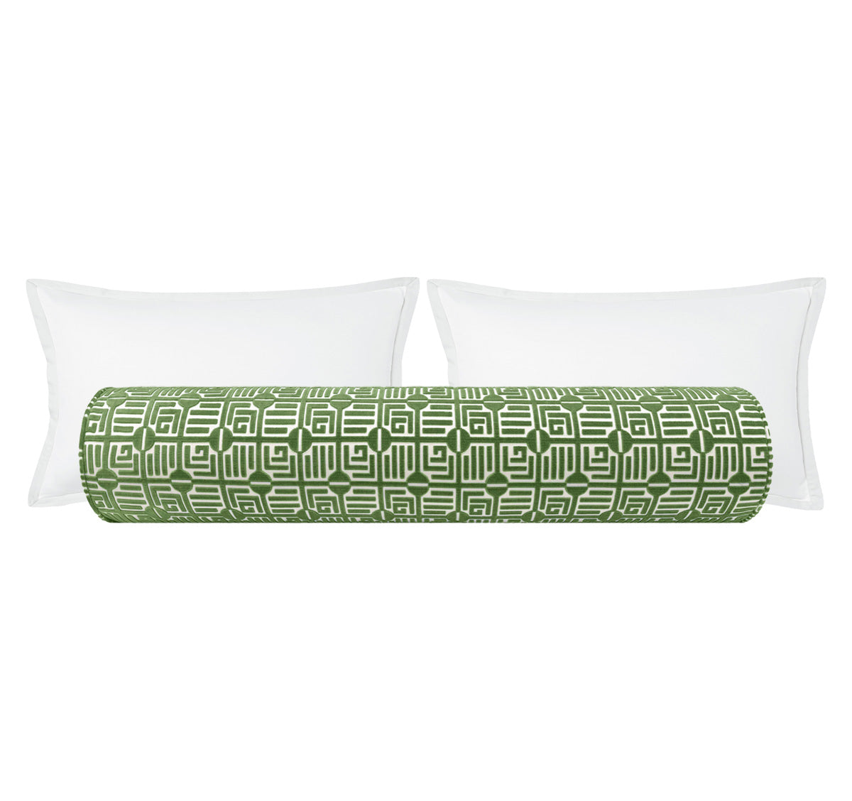 THE BOLSTER :: LABYRINTH VELVET // EMERALD | THIBAUT